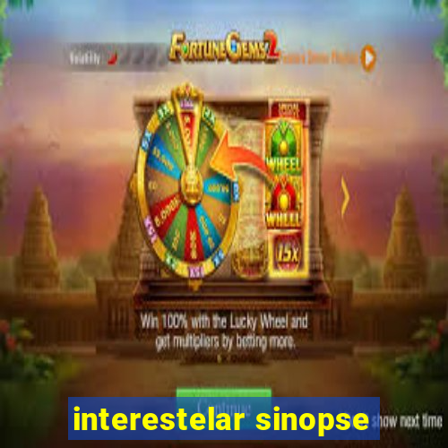 interestelar sinopse