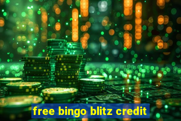 free bingo blitz credit