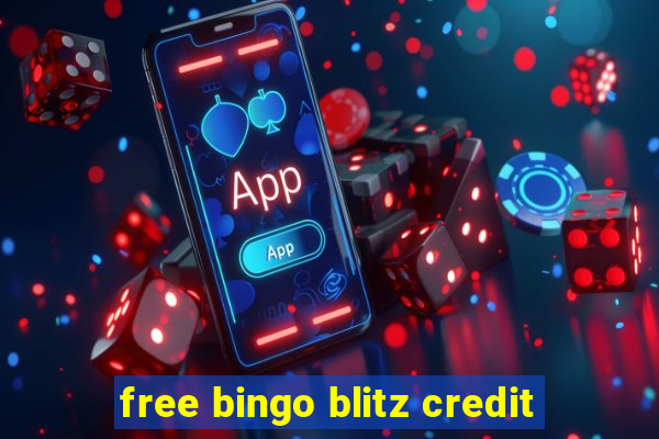 free bingo blitz credit