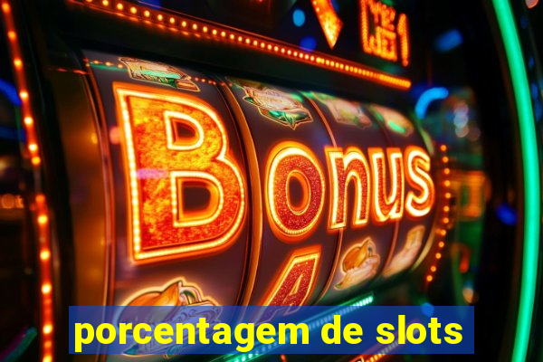 porcentagem de slots