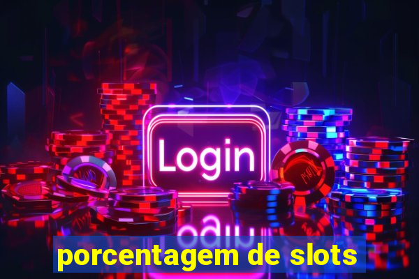 porcentagem de slots