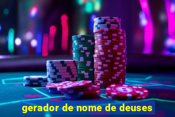 gerador de nome de deuses