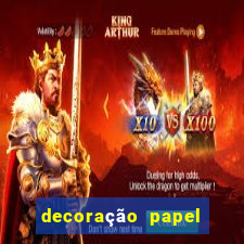 decoração papel crepom torcido