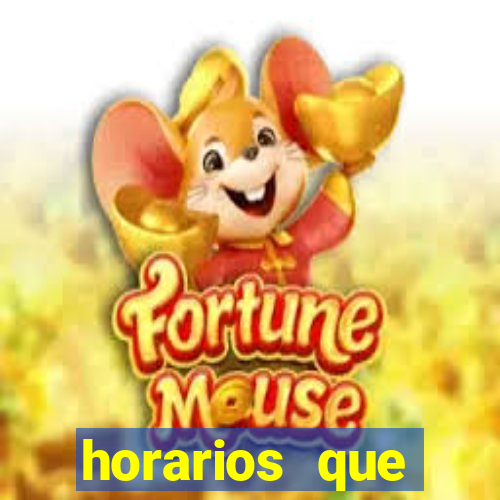 horarios que fortune tiger paga