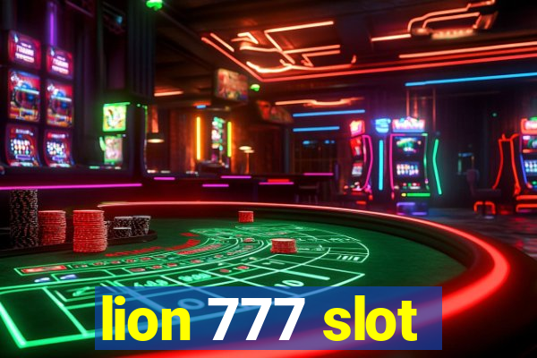 lion 777 slot