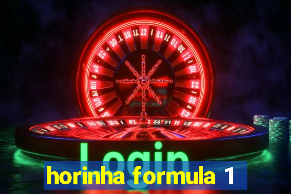 horinha formula 1