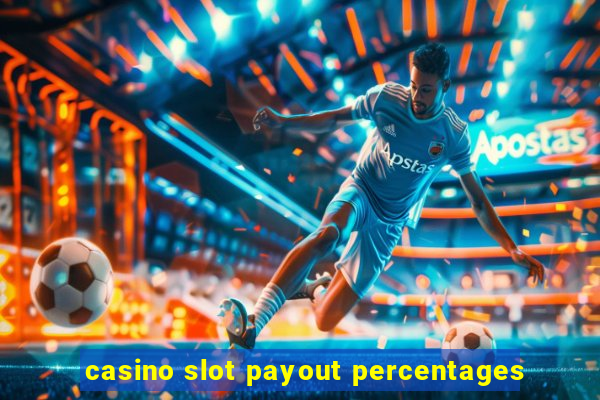 casino slot payout percentages