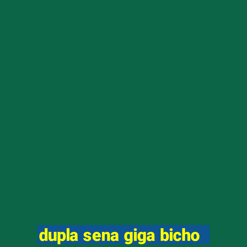 dupla sena giga bicho