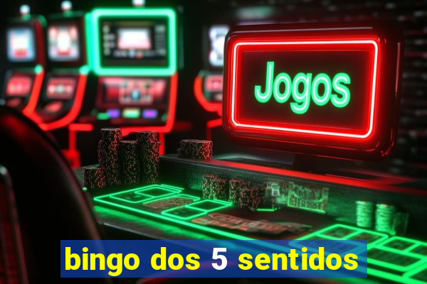 bingo dos 5 sentidos