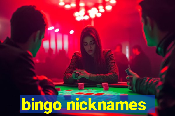 bingo nicknames