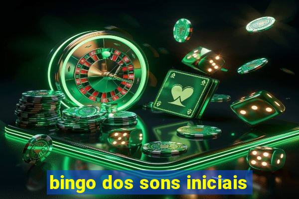 bingo dos sons iniciais