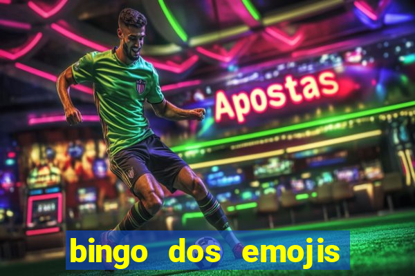 bingo dos emojis para imprimir