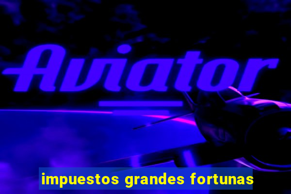 impuestos grandes fortunas