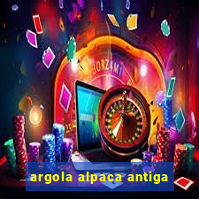 argola alpaca antiga