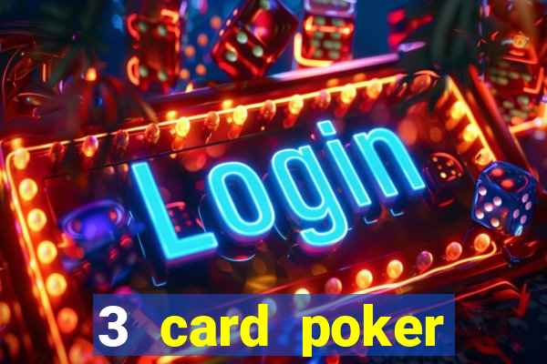 3 card poker casino game