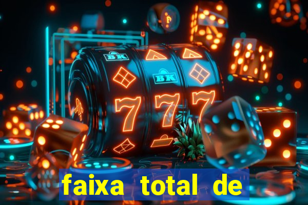 faixa total de gols 2 3 o que significa