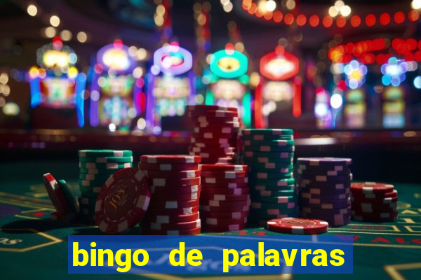 bingo de palavras de natal