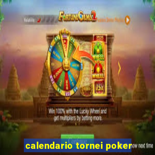 calendario tornei poker