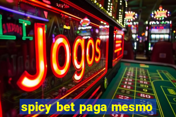 spicy bet paga mesmo