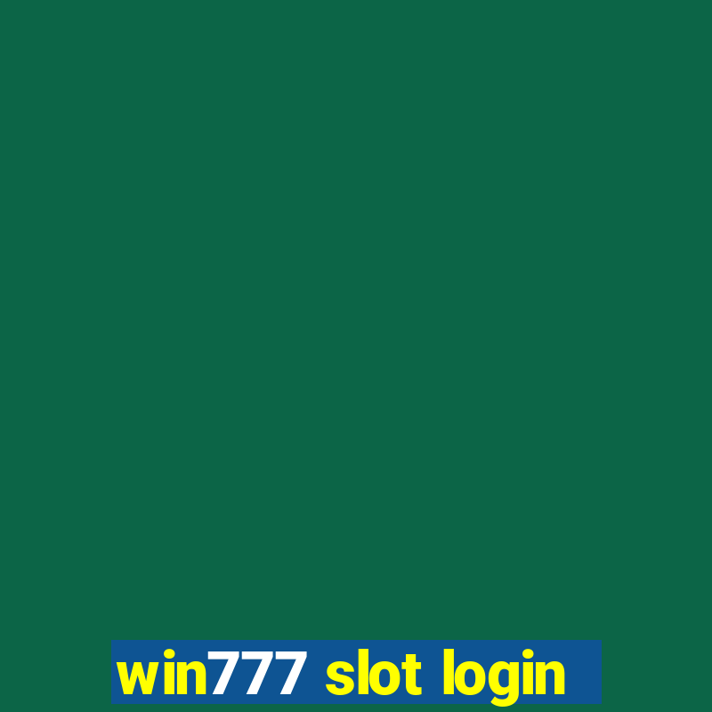 win777 slot login