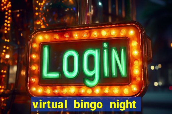 virtual bingo night with friends