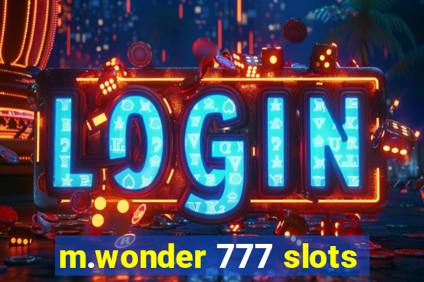 m.wonder 777 slots