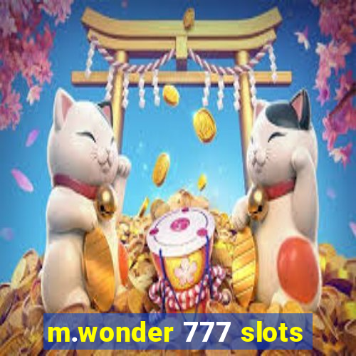 m.wonder 777 slots