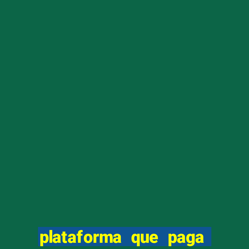 plataforma que paga no cadastro jogo do tigre