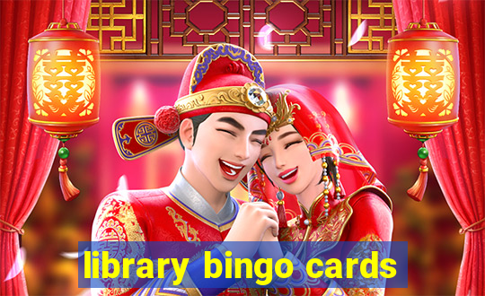 library bingo cards