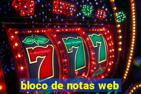 bloco de notas web