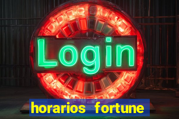 horarios fortune tiger madrugada