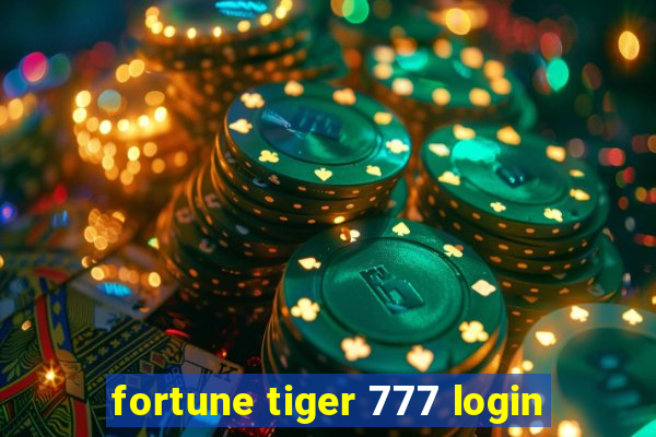 fortune tiger 777 login