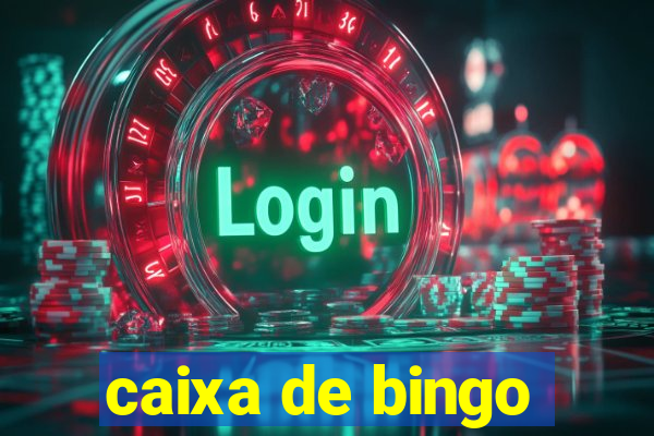 caixa de bingo