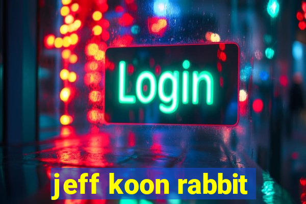 jeff koon rabbit