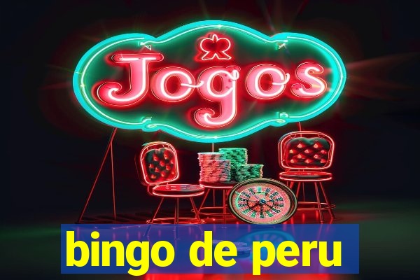 bingo de peru