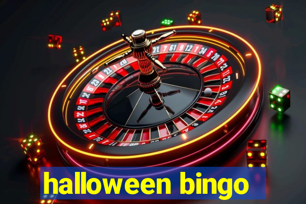 halloween bingo