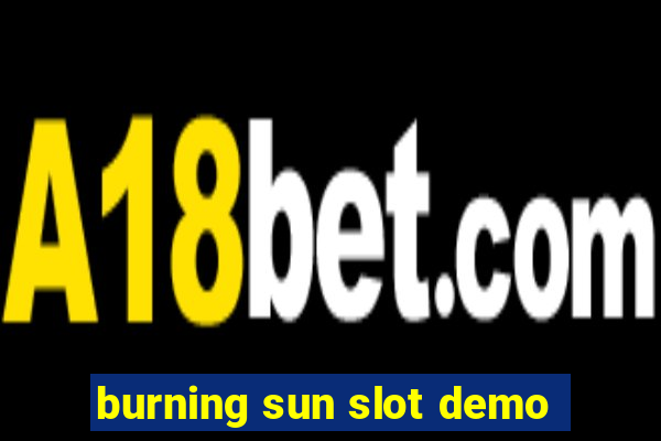 burning sun slot demo