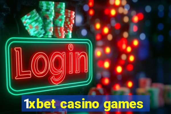 1xbet casino games