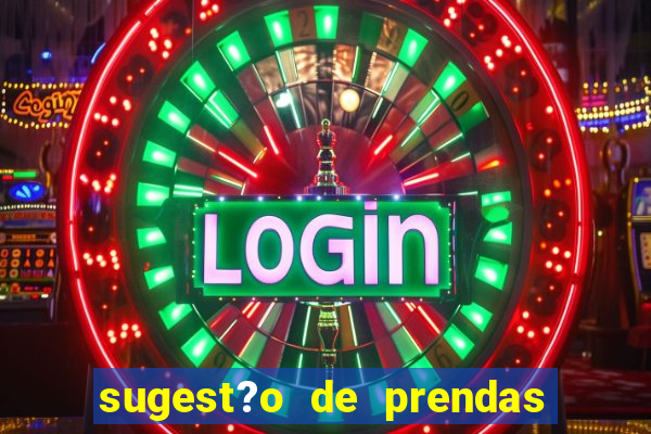 sugest?o de prendas para bingo