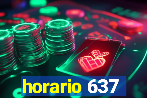 horario 637