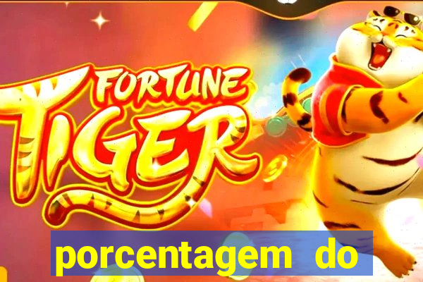 porcentagem do fortune tiger