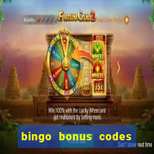 bingo bonus codes william hill