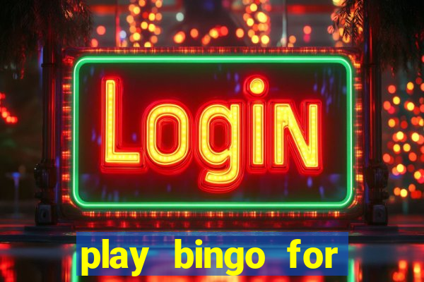 play bingo for money online