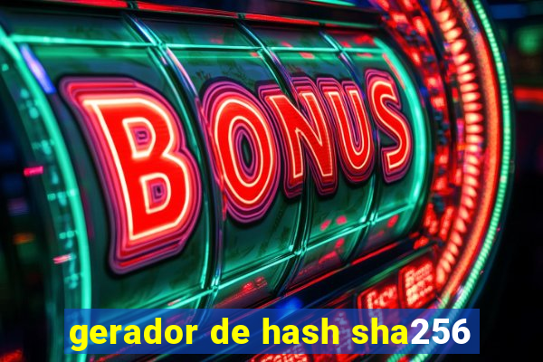 gerador de hash sha256