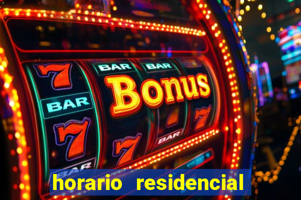 horario residencial das flores