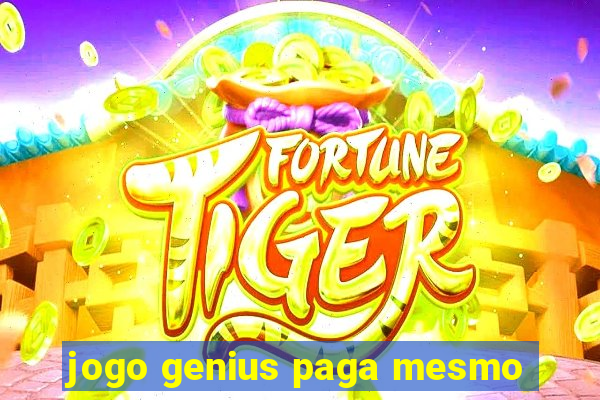 jogo genius paga mesmo