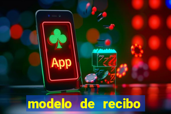 modelo de recibo de pagamento autonomo