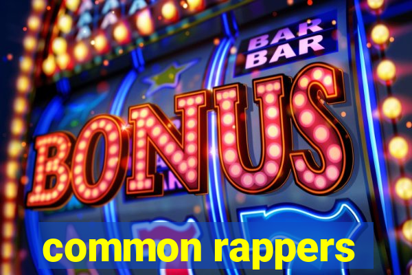 common rappers