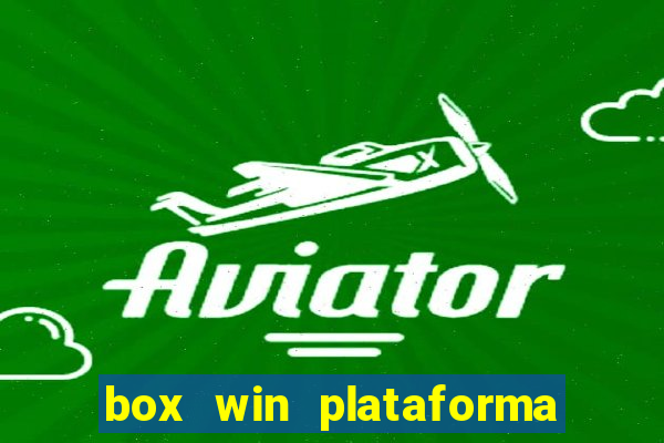 box win plataforma de jogos