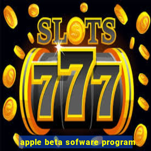 apple beta sofware program